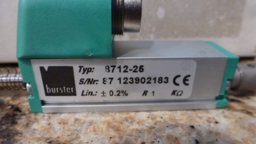 Burster 8712-25, Potentiometric Displacement Transducer *new in box* - Picture 2 of 8