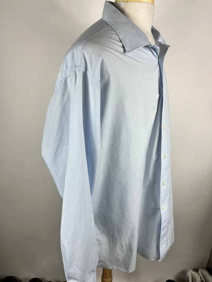 Camisa abotonada manga larga David Taylor para hombre talla 18 1/2 34/35 - 1142 Foto 3 de 4