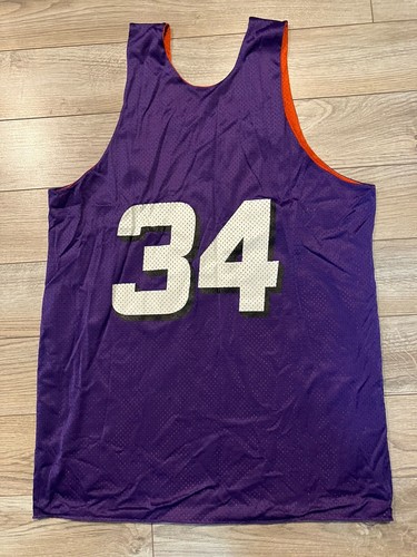 Charles Barkley #34 Phoenix Suns NBA Sunburst Champion Logoman Practice Jersey L - Picture 2 of 3