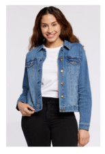 Seven7 Women's Kramer Highline Denim Jacket - Modern Twist On Classic Style - M