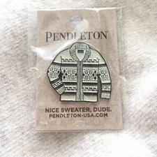 Pendleton Big Lebowski Westerley Sweater Pin The Dude