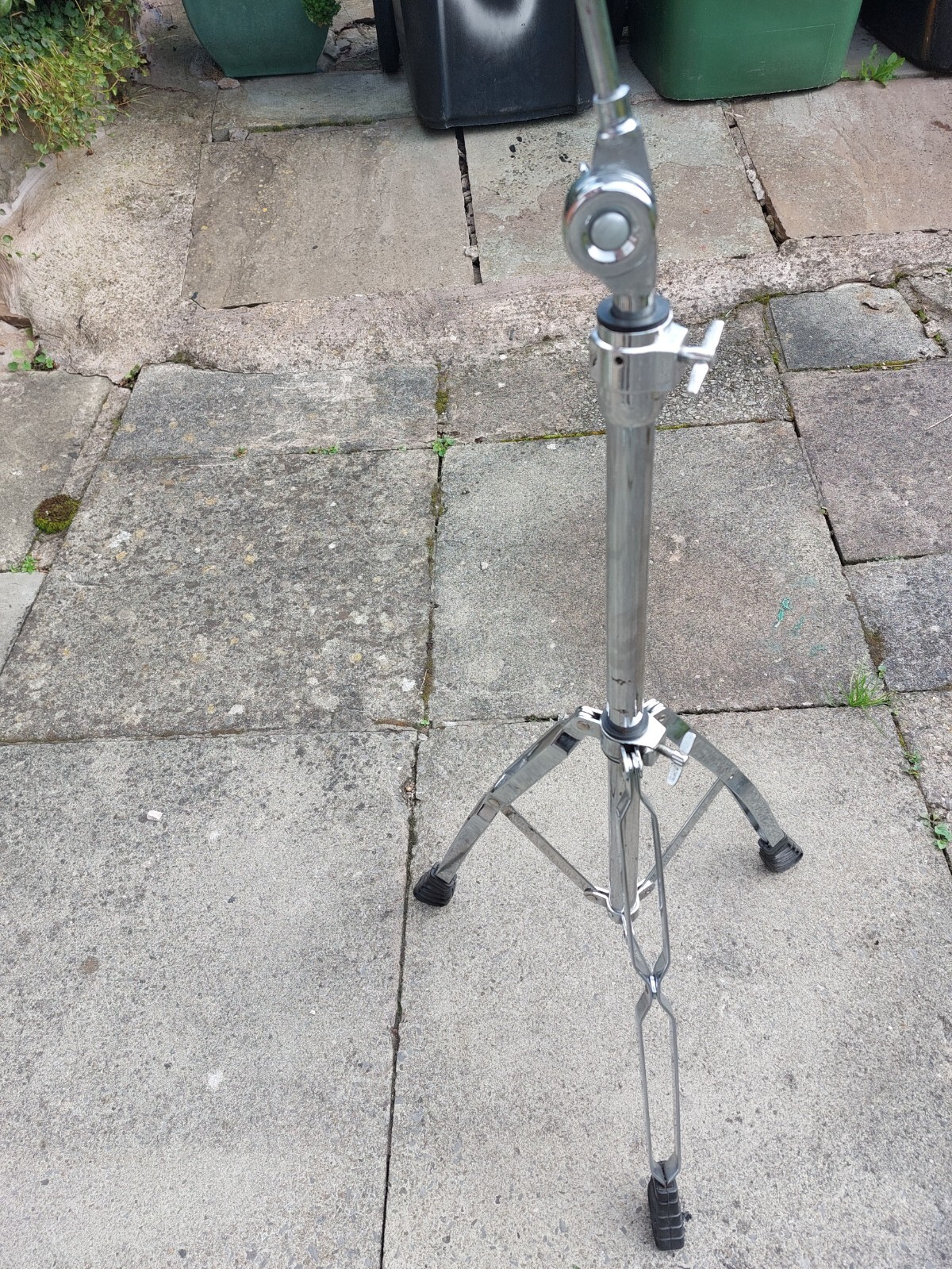 heavy duty cymbal stand double brace. eBay