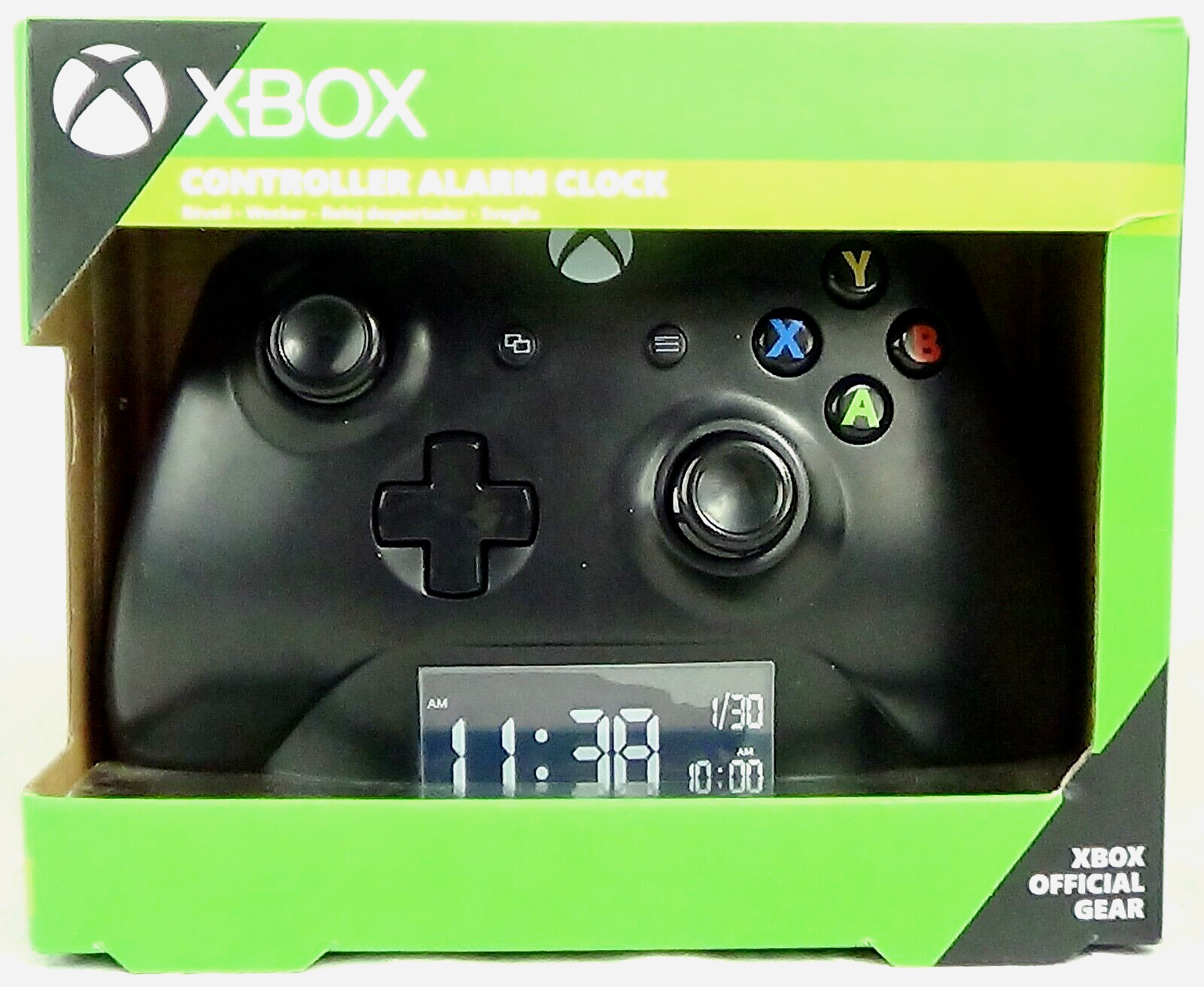 XBox Controller Black Alarm Clock Digital Official Gear Paladone Gaming Gift - Image 2