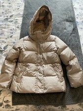 GAP KIDS GIRL/BOYS GRAY PUFFER JACKET SIZE 8 MEDIUM HOODED