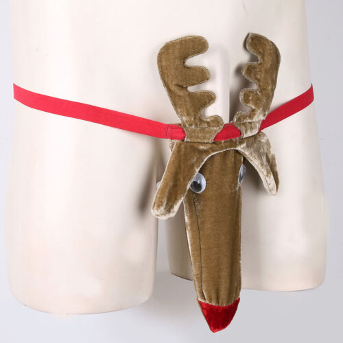 Mens Sexy Santa Claus Funny Mankini Thong Underwear Swimsuit Christmas Costume - Picture 18 of 22