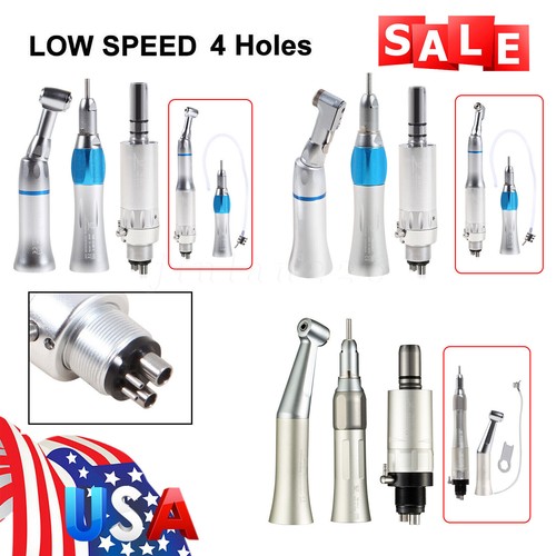 NSK STYLE Dental Latch / Push Contra Angle Handpiece E-type Slow Low Speed 4Hole - Picture 3 of 104