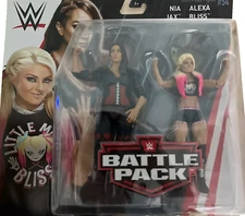 WWE  Nia Jax & Alexa Bliss Battle Pack 54 Action Figures PACKAGE WEAR FREE SHIP!