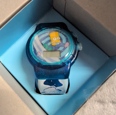 NIB Bart Simpson 2002 Burger King ''The Simpsons Movie'' Promotional Talking Watch