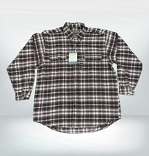 Field And Stream Flannel Shirt XL Brown NWT