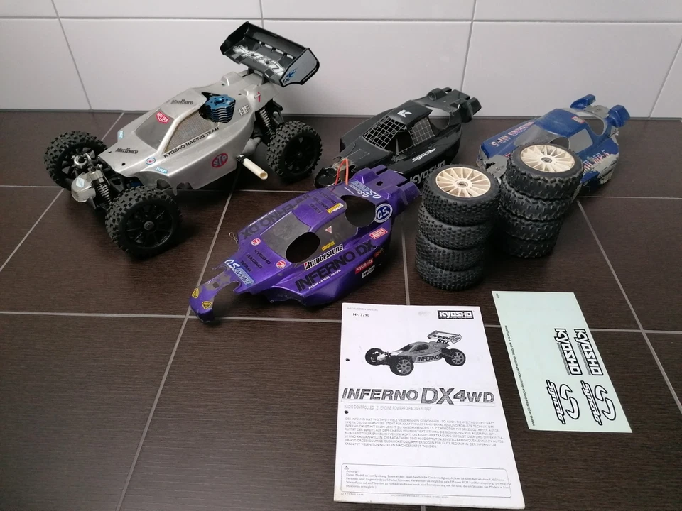 ⚠️SALE⚠️ KYOSHO -VINTAGE - INFERNO DX No. 3290 1:8 Buggy / OS Max RZ -RTR- - Bild 3 von 4