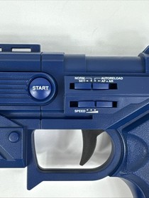 Nuby Sniper Gun Vibration Action Controller Light Gun Tested PS1 Sega Saturn 