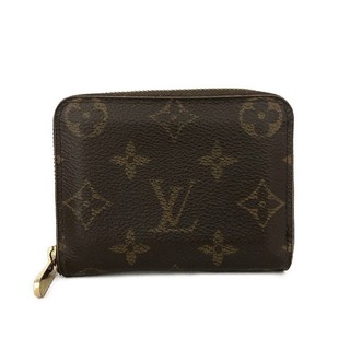 EGA Louis Vuitton Monogram Zippy Zip Around Wallet Coin Purse Brown/6CE1878