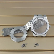 41mm 316L stainless steel Watch Case band Sapphire Glass for Seiko Nh35/36/38/72