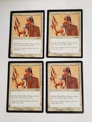 MTG Playset 4x Shield Mate (Exodus/White/C) - BGM