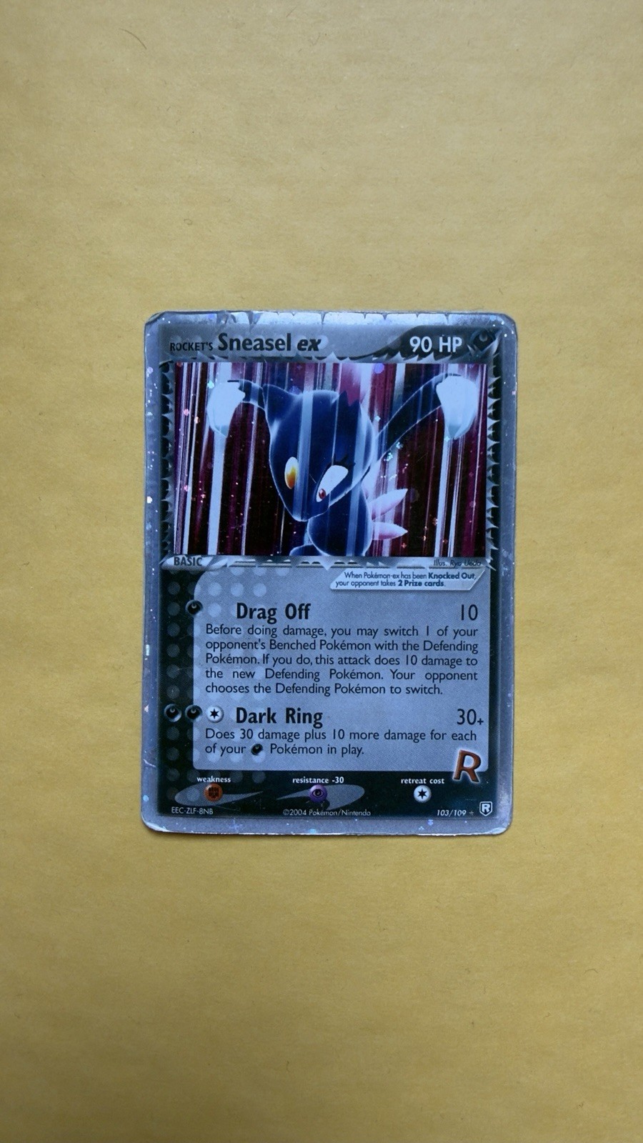 Rocket's Sneasel ex 103/109 Team Rocket Returns Holo - DM