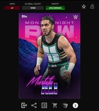 DIGITAL Topps WWE Slam 21 RETRO SERIES 2 Base - MUSTAFA ALI 16,586cc