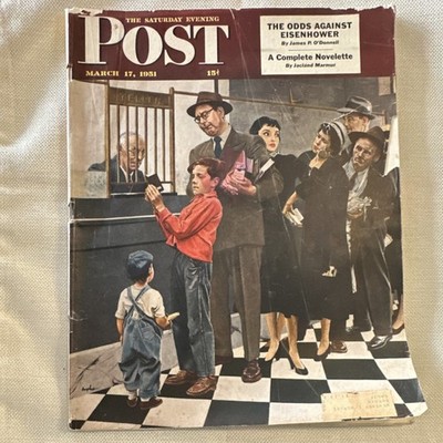 The Saturday Evening Post March 17 1951 Eisenhower Politics Issue