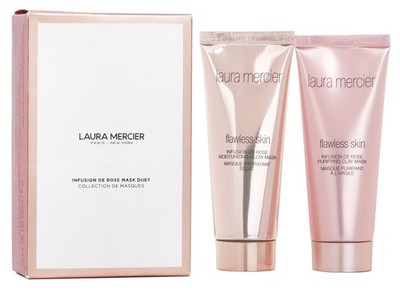 Laura Mercier INFUSION DE ROSE MASK DUET 2 X 2.5 OZ SEALED TUBES in Box