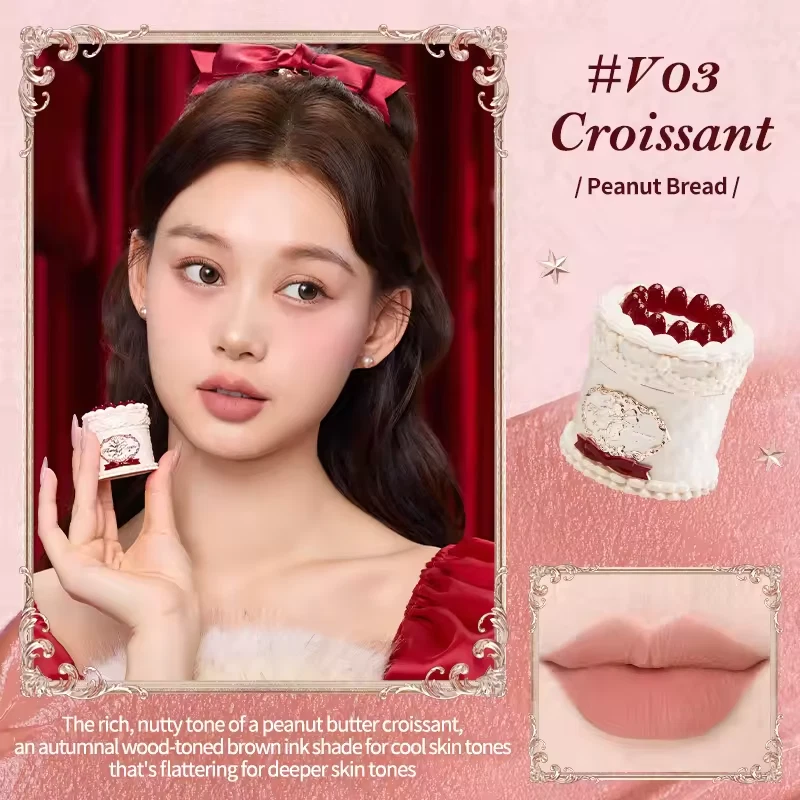 Cake Lip Mud Cream - V03 Croissant