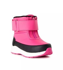Wonder Nation Girls Snow Boot Pink Zip Front Rated -5 Degrees Toddler Sz 1