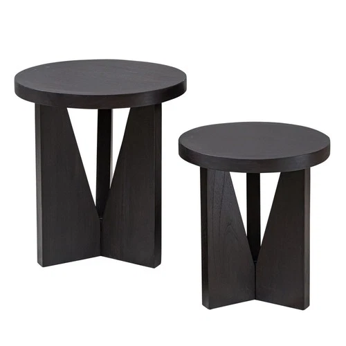 Nadette - 21.5 inch Nesting Tables (Set of 2) Accent Furniture Uttermost 25467 - Picture 7 of 10