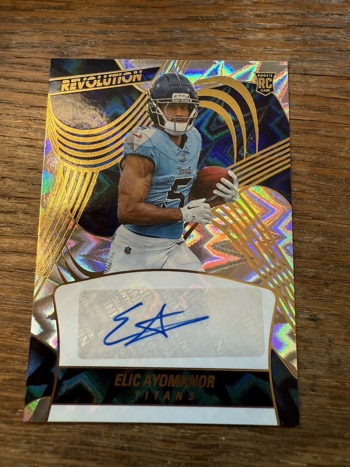 2025 Revolution Elic Ayomanor Rookie Auto Impact /50