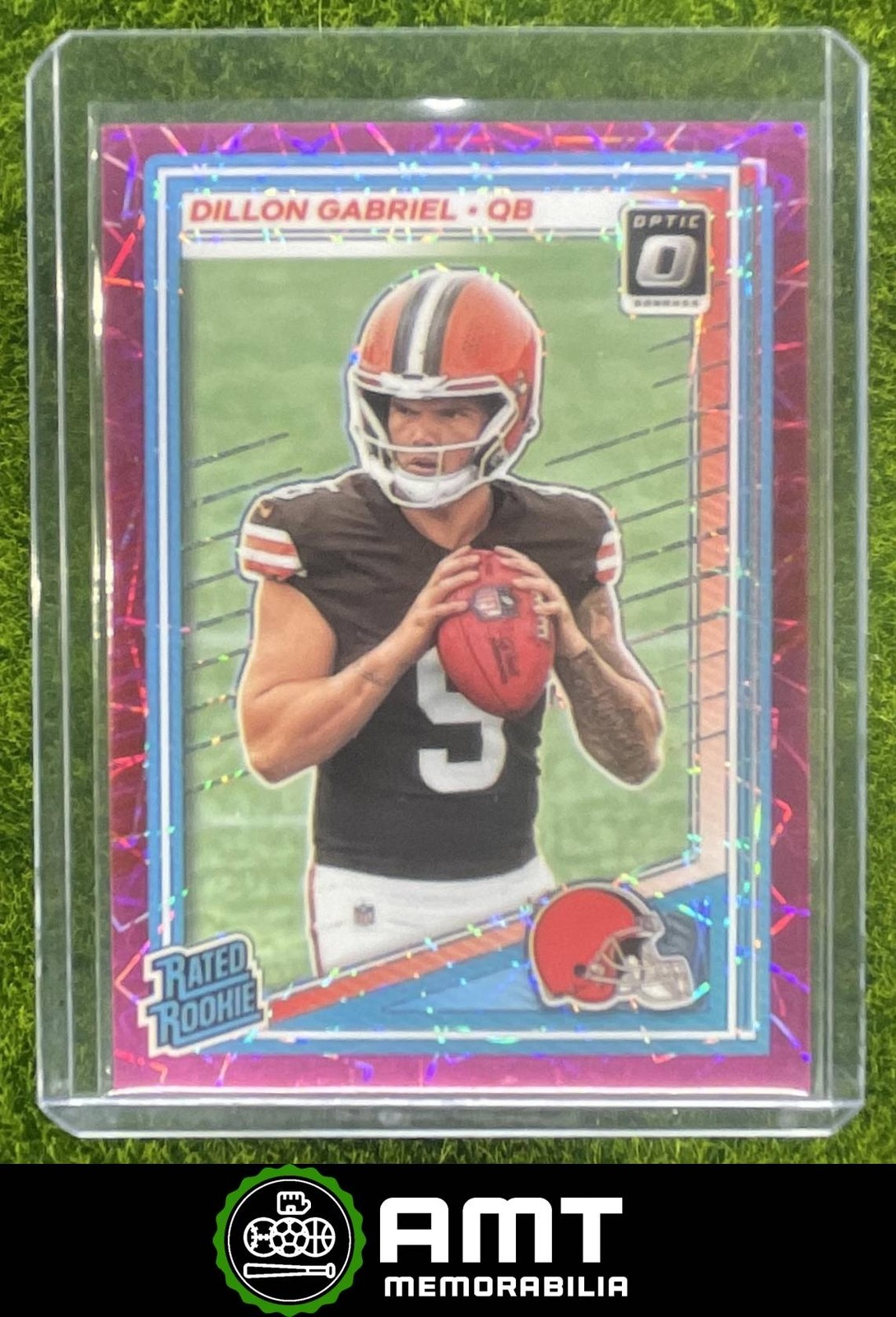 Dillon Gabriel 2025 Panini Donruss Optic 20/99 Rated Rookie Pink Velocity #263
