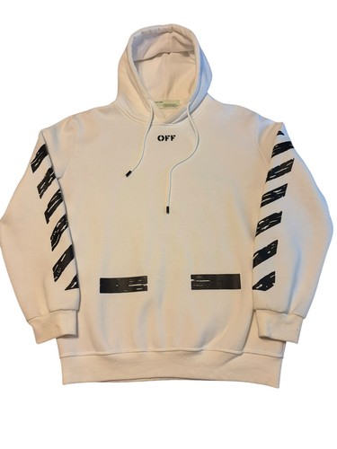 Off White Virgil Abloh Seeing Things Hoodie Main Label 2013 White