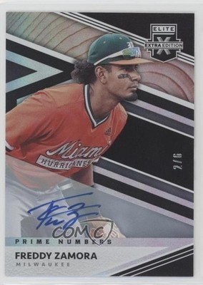 2020 Elite Extra Edition Prime Numbers C Signatures 2/6 Freddy Zamora Auto 06z2