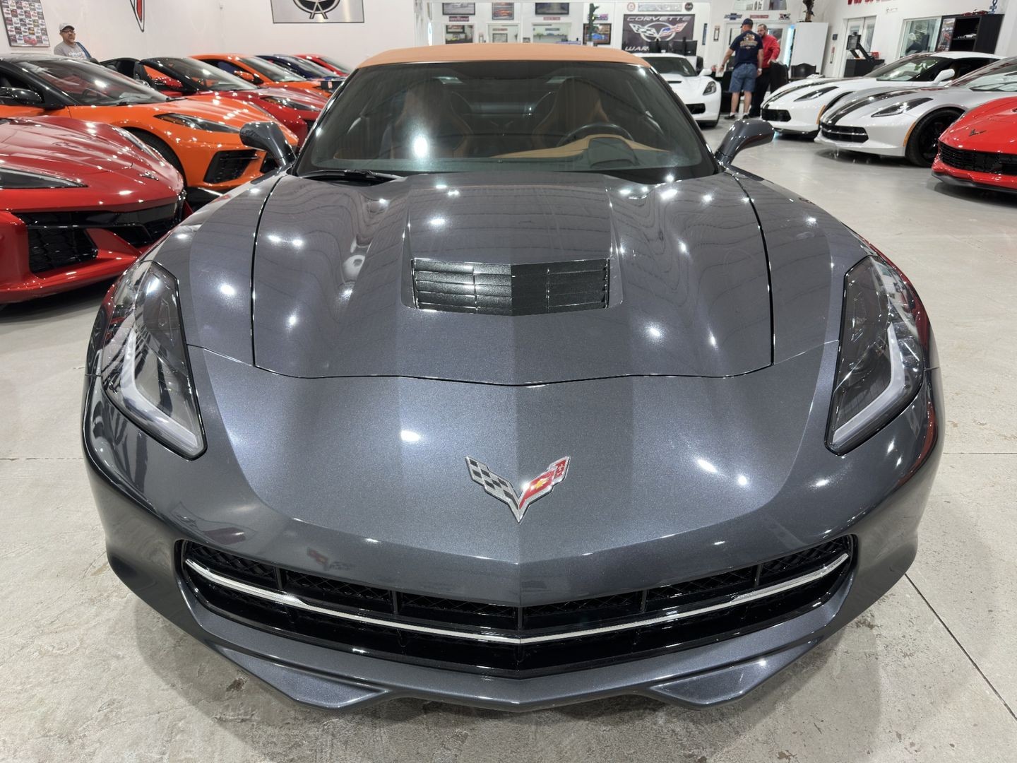 2014 [GBV] Cyber Gray Metallic Chevrolet Corvette   | C7 Corvette Photo 8