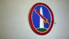 A   World War 2 U S Army Military District of Wash. Cut  Edge  Snow Back Patch S