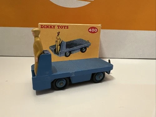 Dinky Toys Model 14A 400 B.E.V Electric Truck Blue Vintage Diecast  Meccano Ltd.