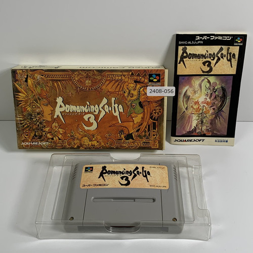 SNES Romancing SaGa 3 Boxed Working NTSC-J Japan 2408-056 - Picture 1 of 7