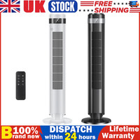 Tower Fan Quiet Operation, 90° Oscillation, 3 Wind Speeds, 6 Modes, 12h Timer