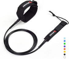 Premium Surfboard Leash, 6/7/8/9/10 Ft, Straight Surf Board Leashes, 6/7Mm Legro