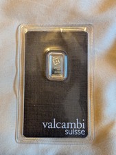 Platinum Bar 1g - 999.5 - Valcambi Suisse - Investment - Gift - Free Postage
