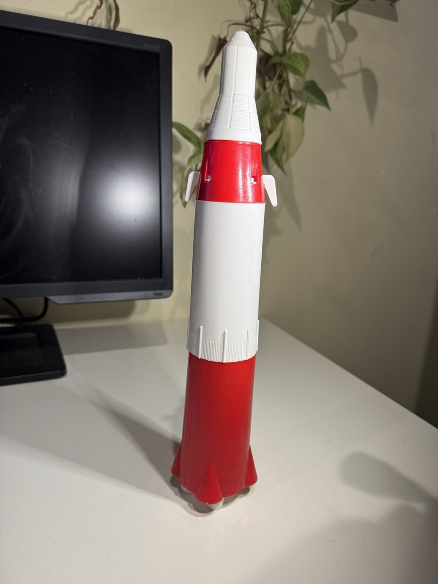 Vintage 1970's Processed Plastics Apollo Rocket Moon NASA
