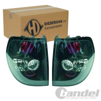 DIEDERICHS HD TUNING HALOGEN RÜCKLEUCHTEN SCHWARZ passend für VW FOX | 2235195