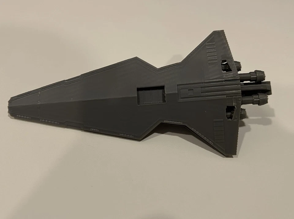 Destructor estelar Star Wars Venator Class impreso en 3D - gris Foto 3 de 4