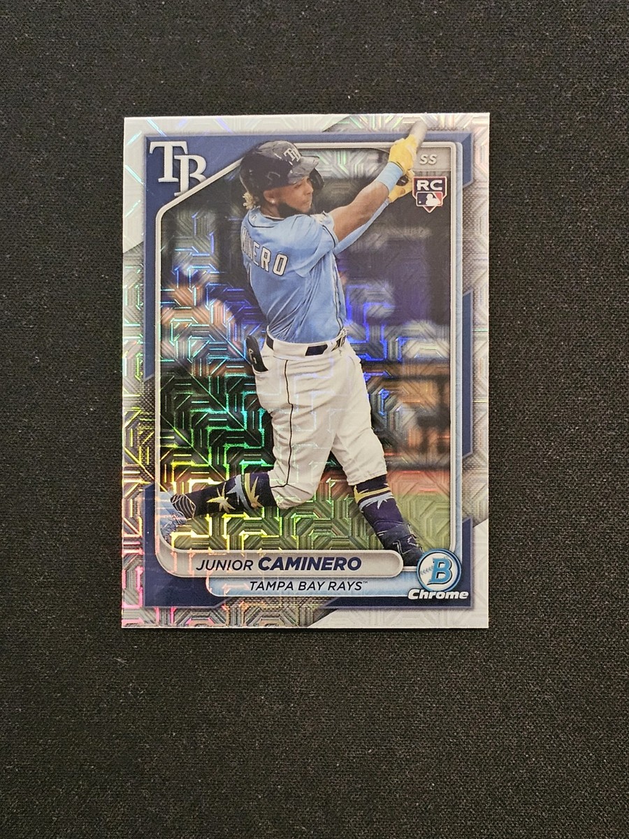 2024 Bowman Chrome - Junior Caminero #56 Mojo Refractor (RC) | eBay