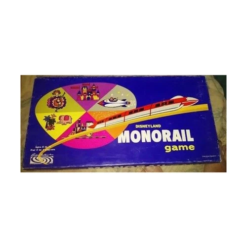 Parker Bros Boardgame Disneyland Monorail Game (Blue Box Ed) Box Fair/EX