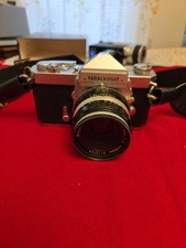 Nikon Nikkormat FT SLR Camera Black Silver with Nikkor-H Auto 50mm Lens
