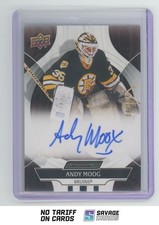 2025-26 Upper Deck Engrained Icons Auto Mahogany Andy Moog /10 #CA-AM Boston