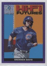 2022 Bowman Hi-Fi Futures Mega Box Purple Mojo Refractor /250 Brennen Davis 7l6