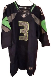 Nike Size 56 Seattle Seahawks Russell Wilson Football Jersey