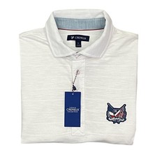 Daniel Cremieux Polo Shirt Men's XL Short Sleeve Polo Shirt White Stripe NEW