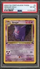 Pokemon Gengar Fossil 1st Edition PORTUGUESE Holo Rare #5 PSA 6