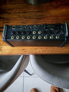Behringer XR12 12 Channel digital mixer with flight case
