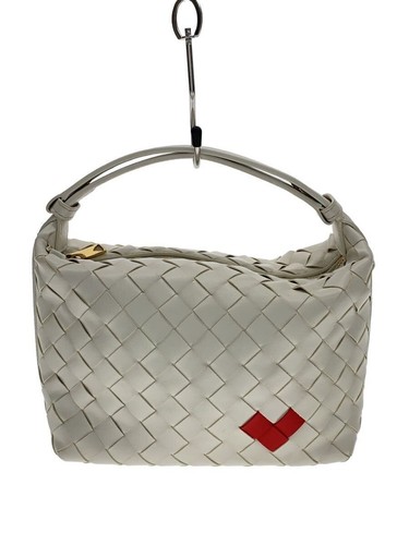 BOTTEGA VENETA handbag leather White Used