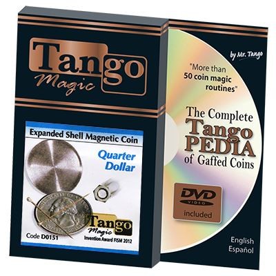 Expanded Shell Quarter Magnetic + Online Instructions by Tango Magic